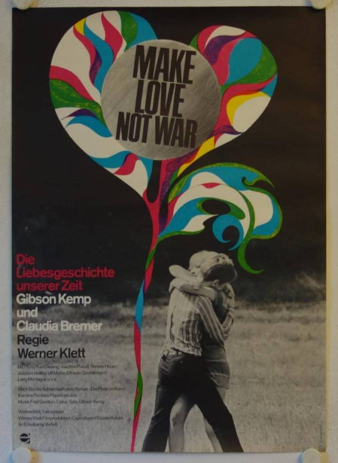 Make Love Not War originales deutsches Filmplakat